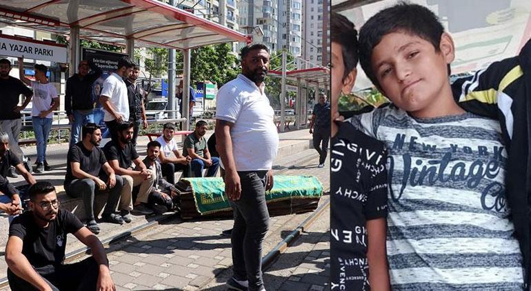 Kayseri'de tramvayın altında kalan Harun Can'ın ailesinden protesto