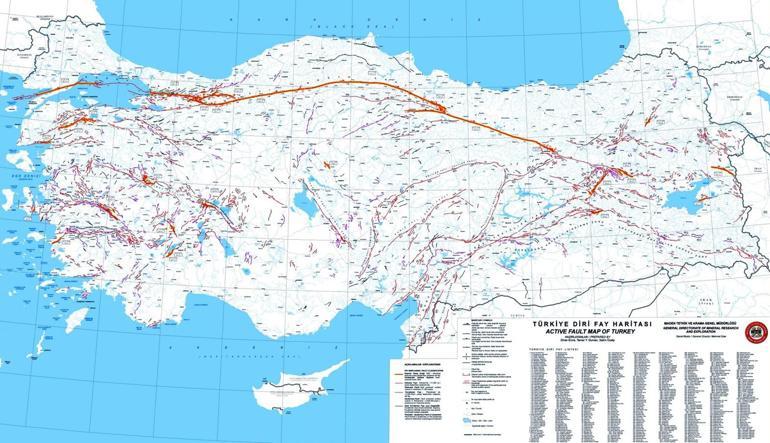 Diri fay haritası güncellendi: Marmara'ya yakın illlerin tamamı depremden etkilenecek