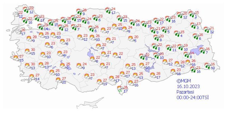 Meteoroloji gün vererek açıkladı! Mevsim normalleri altına düşecek