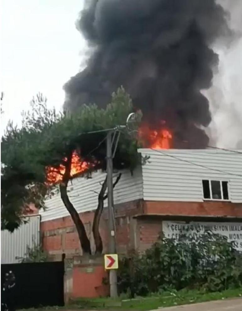 Bursa'daki yangın 1 saatte kontrol altına alındı