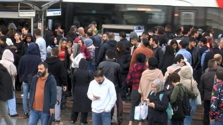 İstanbul'da yağmur trafiği