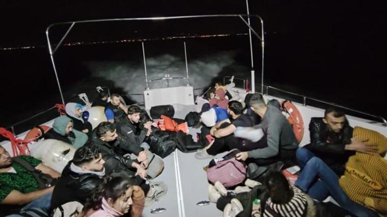 Bodrum'da kaçak göçmenlere operasyon! Yüzerek geçmek istedi, yakalandı