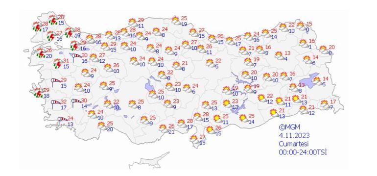 Meteoroloji'den fırtına ve gök gürültülü sağanak uyarısı: 12 kentte turuncu ve sarı alarm