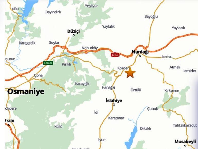 AFAD duyurdu! Gaziantep'te 3.9 büyüklüğünde deprem