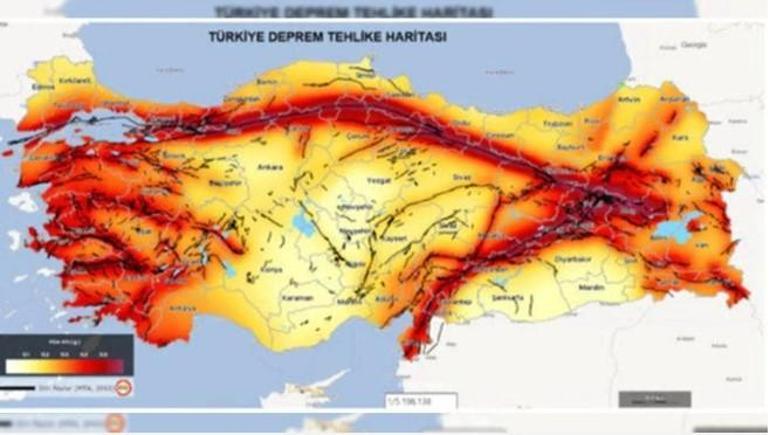 Türkiye'nin diri fay haritası güncellendi! En riskli bölgeler... 7.4 büyüklüğünde deprem beklenen il
