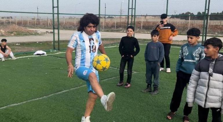Urfalı Maradona sahalara indi! Böyle benzerlik dünyada görülmedi