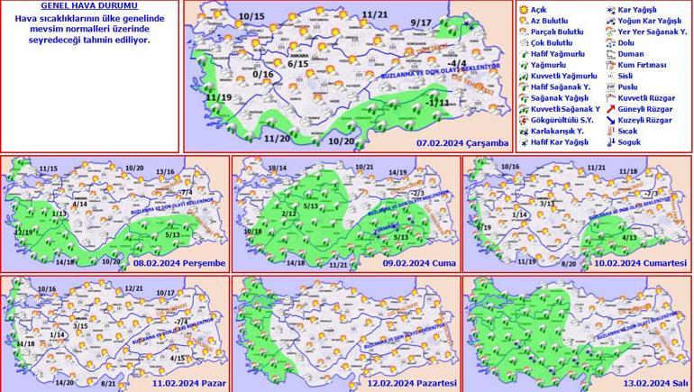 Son dakika… Meteoroloji 12 kent için alarm verdi! Kar ve sağanak devam edecek