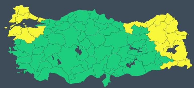 Son dakika… Meteoroloji İstanbul dahil 21 kent için alarm verdi! Bu saatlere dikkat