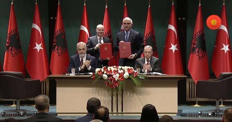 Arnavutluk ile önemli anlaşmalar imzalandı! Erdoğan: İlişkilerimizin zehirlenmesine fırsat vermeyeceğiz