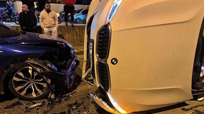 İzmir'de sosyal medya için video çekerken kazayı görüntüledi