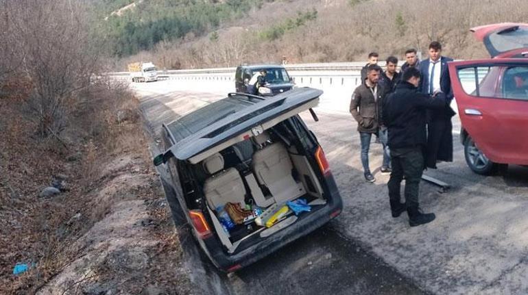 Son dakika... Mustafa Destici'nin makam aracı kaza yaptı