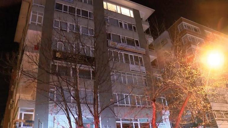 Ankara'da 7 katlı binadaki yangın kısa süreli paniğe neden oldu