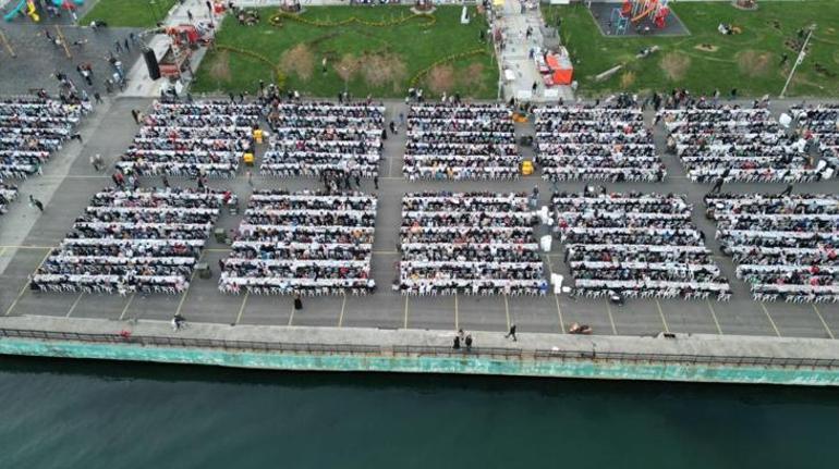 Tekirdağ'da dev iftar! Tam 10 bin kişi katıldı