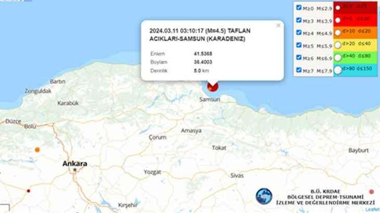 Karadeniz Fayı uyandı mı? Samsun'daki depremin şifreleri: '56 yıl önce tsunami de yaşandı'