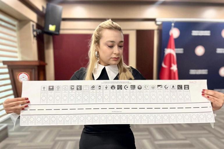 İşte 31 Mart seçimleri oy pusulası! 4 renk var... İstanbul detayı