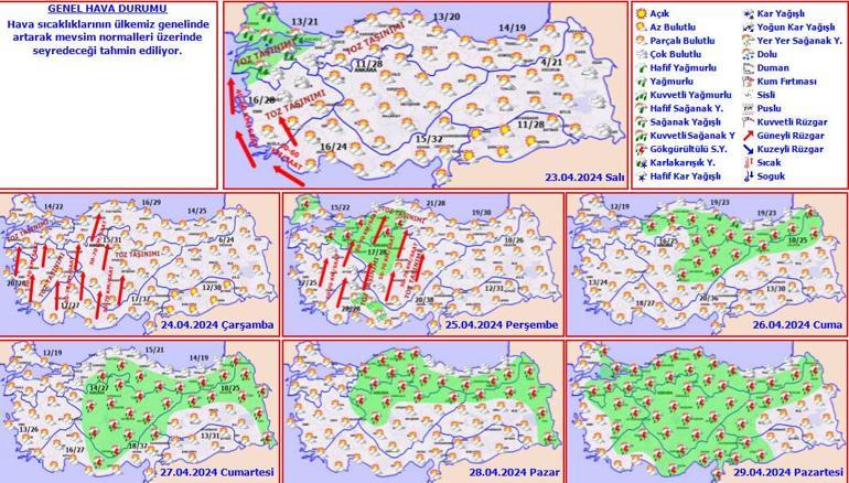 Son dakika… Meteoroloji haritayı güncelledi! Önümüzdeki 3 güne dikkat