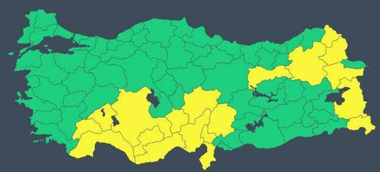 Son dakika… Meteoroloji 19 kent için saat verip uyardı!  ! İstanbul, Ankara, Antalya…