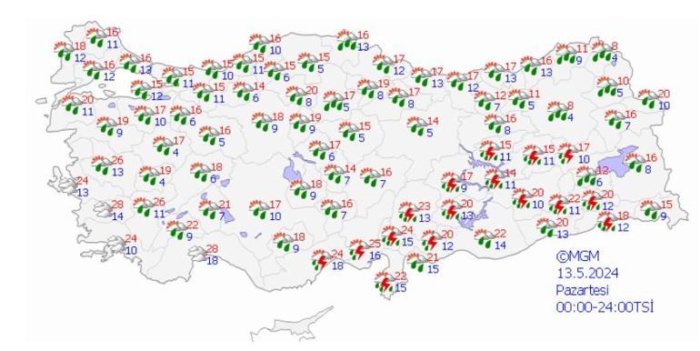 Meteoroloji tek tek saydı: 16 ile uyarı! 'Kuvvetli geliyor'