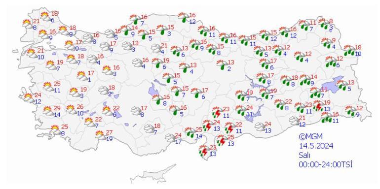 Meteoroloji tek tek saydı: 16 ile uyarı! 'Kuvvetli geliyor'