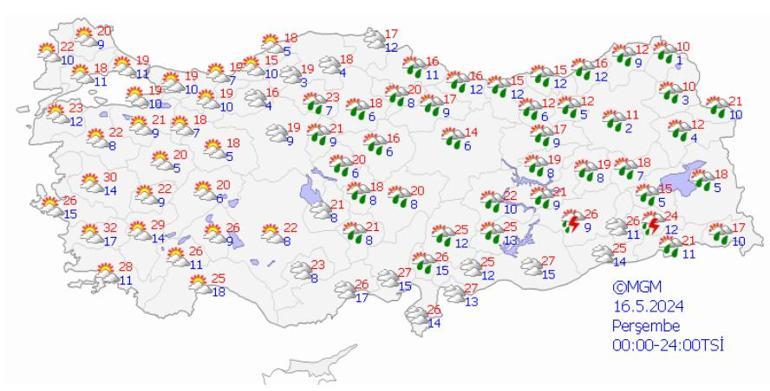 Meteoroloji tek tek saydı: 16 ile uyarı! 'Kuvvetli geliyor'