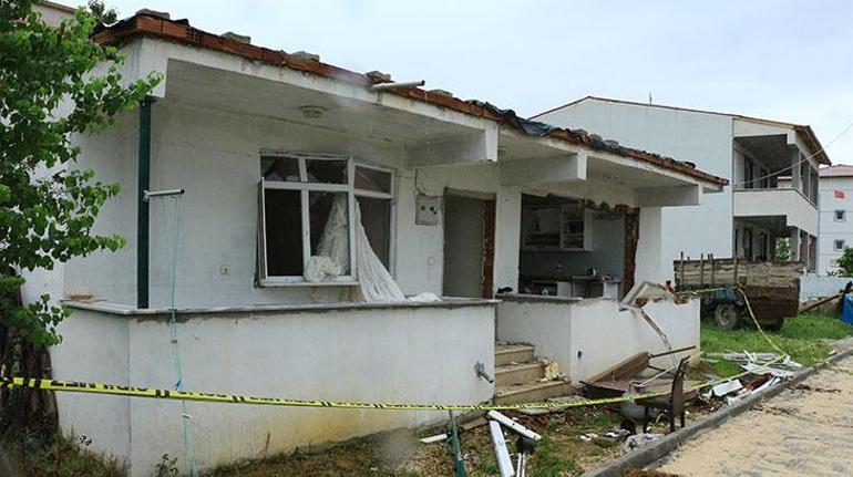 Tokat'ta gaz sıkışması nedeniyle patlama!