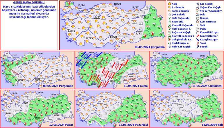 Son dakika... Meteoroloji uyardı! Hafta sonuna plan yapanlar dikkat: Cuma günü gelecek